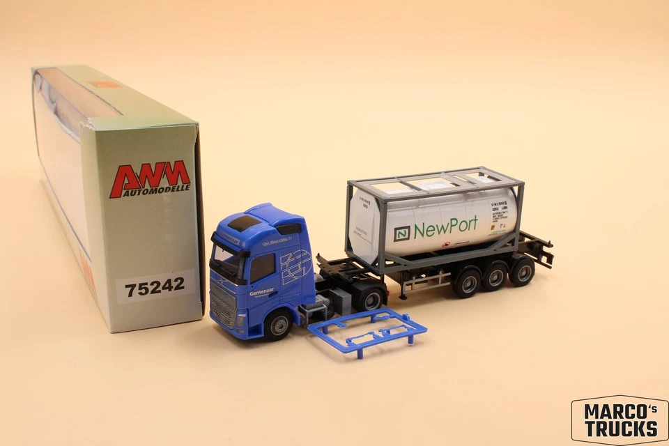 AWM Volvo FH4 container semi-trailer truck "Gentenaar New Port" NL No. 75242 1:8 - Image 1 of 1
