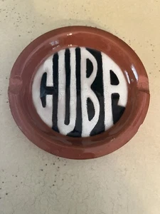 Vintage Cuba Terra Cotta Clay Ashtray - Picture 1 of 4