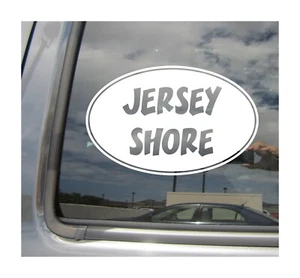 Oval Jersey Shore - New Jersey - Car Truck Window Vinyl Decal Sticker 10646 - Picture 1 of 2