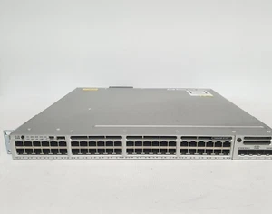 Cisco Catalyst WS-C3850-48U-S 48 Port-Switch With C3850-NM-2-10G Singel Pwr sply - Picture 1 of 3