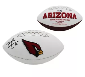 Zach Ertz Signed Arizona Cardinals Embroidered White NFL Football - Picture 1 of 4