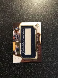 Kellen Winslow 2008 SP Authentic By The Letter Jumbo Patch Auto 02/14 - Picture 1 of 4