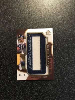 Kellen Winslow 2008 SP Authentic By The Letter Jumbo Patch Auto 02/14 - Image 1 of 4