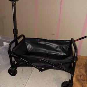Small New Folding Cart With Wheels & Extendable Handle Great For Kids, Grocery - Picture 1 of 5