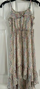 Disney D-Signed Lace Multi-color  Hi-low Knee Length Dress L 10/12 NWOT - Picture 1 of 16