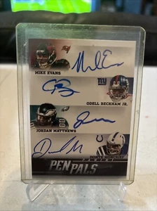 2014 Panini Pen Pals Mike Evans Odell Beckham Jordan Matthews ETC ON CARD AUTOS! - Picture 1 of 2