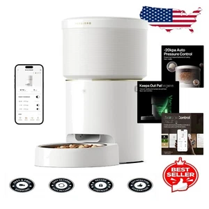 Smart 8L Vacuum-Sealed Automatic Pet Feeder for Cats & Dogs – 5G Wi-Fi Enabled - Picture 1 of 11