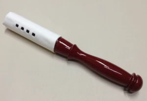 JAPANESE BUDDHIST STICK for SINGING BOWL ORIN 245mm Length 8寸 RED - Picture 1 of 3