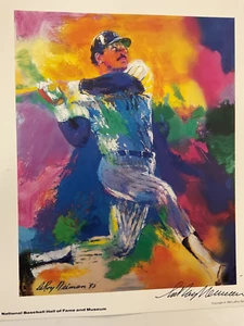 Leroy Nieman's Reggie Jackson 1993 lithograph artist autographed - Picture 1 of 5