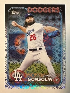Tony Gonsolin All-Star Game Logo Variation HOLO Foil 2024 Topps ASG SP Dodgers - Picture 1 of 2