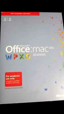 Microsoft Office University 2011 Mac Full Version Academic WPXO - Image 1 of 4