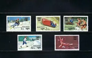 WINTER OLYMPIC GAMES -INNSBRUCK AUSTRIA.-      BHUTAN.-  >>>  {5}     1976  - Picture 1 of 2