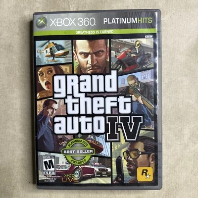 Grand Theft Auto IV (GTA 4) Xbox One/360 Complete w/ Map - Image 1 of 4