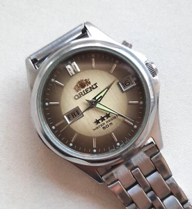 ORIENT Automatic 21 Jewels Water Resist Watch Day/Date - Picture 1 of 14