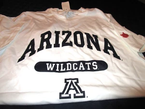 NOS ARIZONA WILDCATS T SHIRT -WHITE MENS MEDIUM - Picture 1 of 2