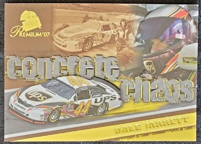 2007 Dale Jarrett NASCAR Gold Foil Concrete Chaos Premium Press Pass Card #5 - Image 1 of 2