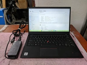 Lenovo ThinkPad X1 Carbon Gen 8 14" i7-10610U 16GB 512GB SSD Win 11 mit PA C1420* - Bild 1 von 15