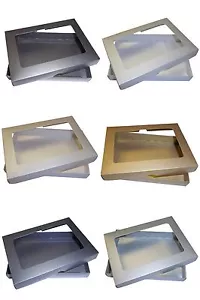 Cajas de Tarjetas de Felicitación APERTURA 5"x7" Perladas, Boda Elige Color y Cantidad - Imagen 1 de 6