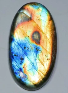 Labradorit 51x26 Oval 90,0 Ct!!! Top Brillant!!! - Bild 1 von 1