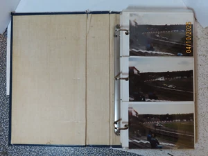Vintage Stafford Motor Speedway scrapbook filled with pictures snapshots nice - Picture 1 of 24