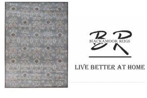 Ballard New ikat Parsian Style Handmade Tufted 100% Woolen Area Rugs & Carpet - Picture 1 of 20