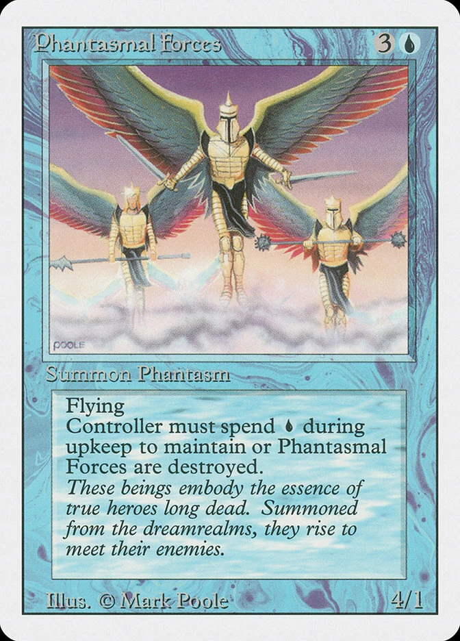 1x Phantasmal Forces - LP - Revised Edition - SPARROW MAGIC mtg - Image 1 of 1
