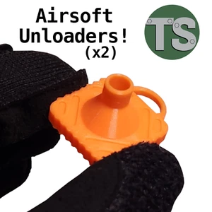 (2 Count) Airsoft Magazine Unloaders (Key chained, 6mm bb AEG midcaps/Highcaps) - Picture 1 of 8