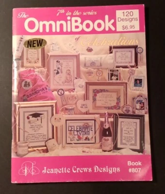 The Omnibook of Celebrations Cross Stitch Patterns Book 807 120 Designs - Image 1 of 2