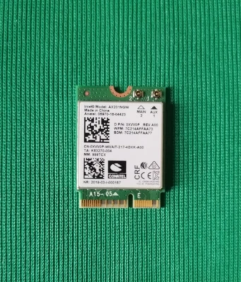 *Scheda di rete Intel Modell: AX201NGW Dual Band Wireless  WIFI  Bluetooth - Immagine 1 di 2