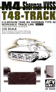 AFV Club 1/35 AF-35038 pista T-48 trabajable para Segunda Guerra Mundial EE. UU. M4 Sherman VVSS, M3 Lee - Imagen 1 de 2