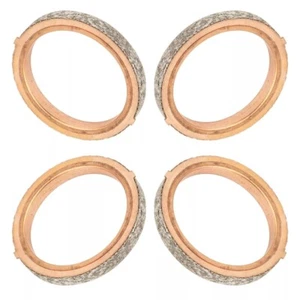 4 Exhaust Muffler Pipe Gaskets for Suzuki GS550L GS650E GS650Gl GS700E GS700Es - Picture 1 of 3