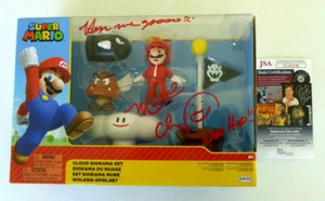 Charles Martinet Signed Mario Diorama Figure Autographed, Cloud Set, JSA COA - Picture 1 of 4