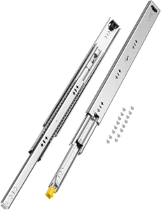 Heavy Duty Drawer Slides 24Inch, 1 Pair Locking Drawer Slides 250Lbs Load Capaci - Picture 1 of 12