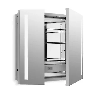 Kohler 99009-TLC-NA Verdera 34x30" Lighted Medicine Cabinet - Aluminum