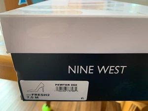 Nine West frische Pumpabsätze, Zinn, Größe 7,5M - Bild 1 von 5