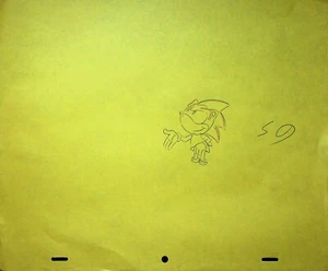 Adventures of Sonic the Hedgehog 1992 Animation Production Pencil DIC - Bild 1 von 2