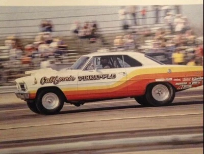 Decals- California Pineapple ‘66 Nova driven by Bobby and Eric Reyes, Nice! - Image 1 of 4