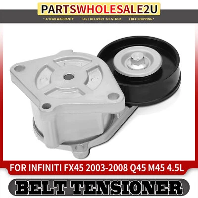 Tensor de correa con polea para INFINITI FX45 2003-2008 Q45 2002-2006 M45 03-10 Foto 1 de 4
