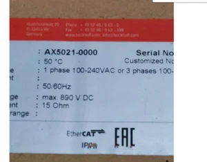 1PC BECKHOFF AX5021-0000 Servo Drive new in box Free Ship - Picture 1 of 1