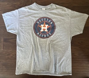 HOUSTON ASTROS meliert grau Herren Wurzel Sport Baumwolle/Poly Mischung T-Shirt-XL - Bild 1 von 2