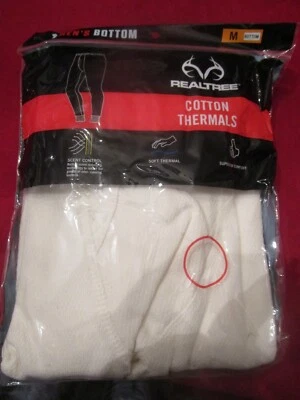 Realtree Men's Cotton Thermal Bottom Scent Control Size Medium - Image 1 of 4