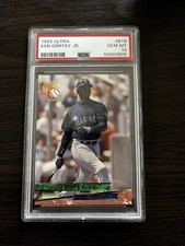 1993 Fleer Ultra Ken Griffey Jr Card #619 PSA 10 Gem Mint, Mariners