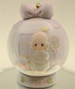 Precious Moments Ball Ornament w/ stand DATED 1994 530387 BX FREEusaSHP - Picture 1 of 2
