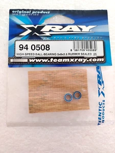 XRAY 940508 High-Speed Ball Bearing 5x8x2.5 Rubber Sealed (2) NEW - Photo 1 sur 1