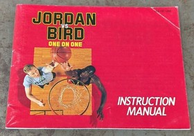 Nintendo NES Jordan vs Bird One on One Manual Instruction Booklet ONLY