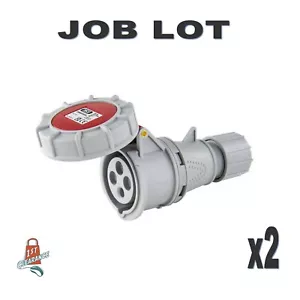 MCG Connexs CXN164P415C67 - 16AMP 415V 3P+E 1P67 COUPLER - JOBLOT X2 - Picture 1 of 1