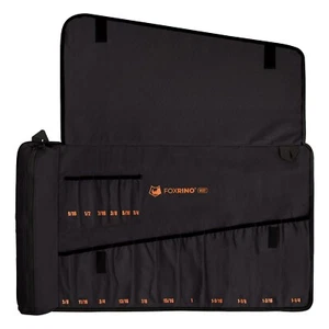 Wrench Roll, Wrench Roll Up Pouch, Heavy Duty Canvas Wrench Organizer Bag (Bl... - Picture 1 of 6