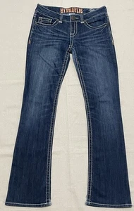 Hydraulic Bailey Low Rise Slim Boot Women's Jeans Size 7/8 31 x 32.5 Stretch - Picture 1 of 20