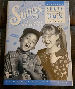 Share the Music Grade K - 6 Songs to Sing & Read by McGraw Hill (1998, SC) - Picture 1 of 6