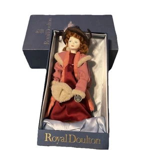 Royal Doulton Nisbett The Muff  Doll 5000 Limited Pink Bone China Vintage  1982 - Picture 1 of 21